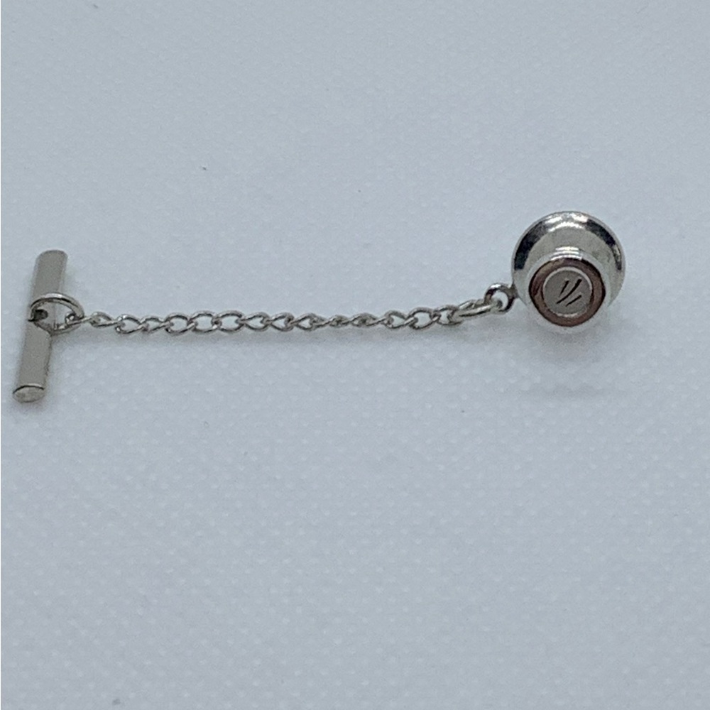Small Silver Tone Tie Tac